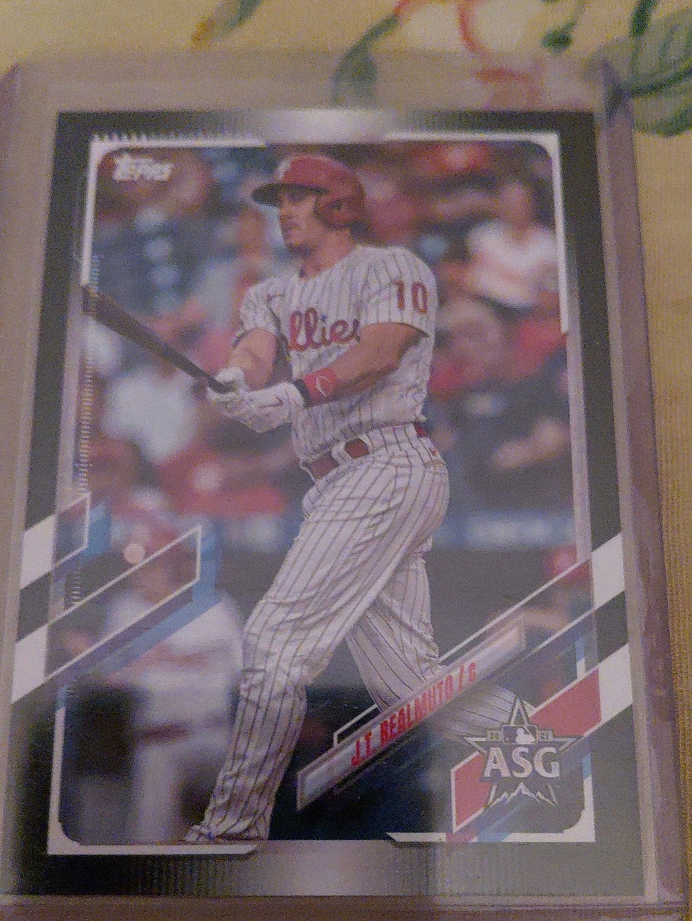 Baseball Trading Card - Red & White Design